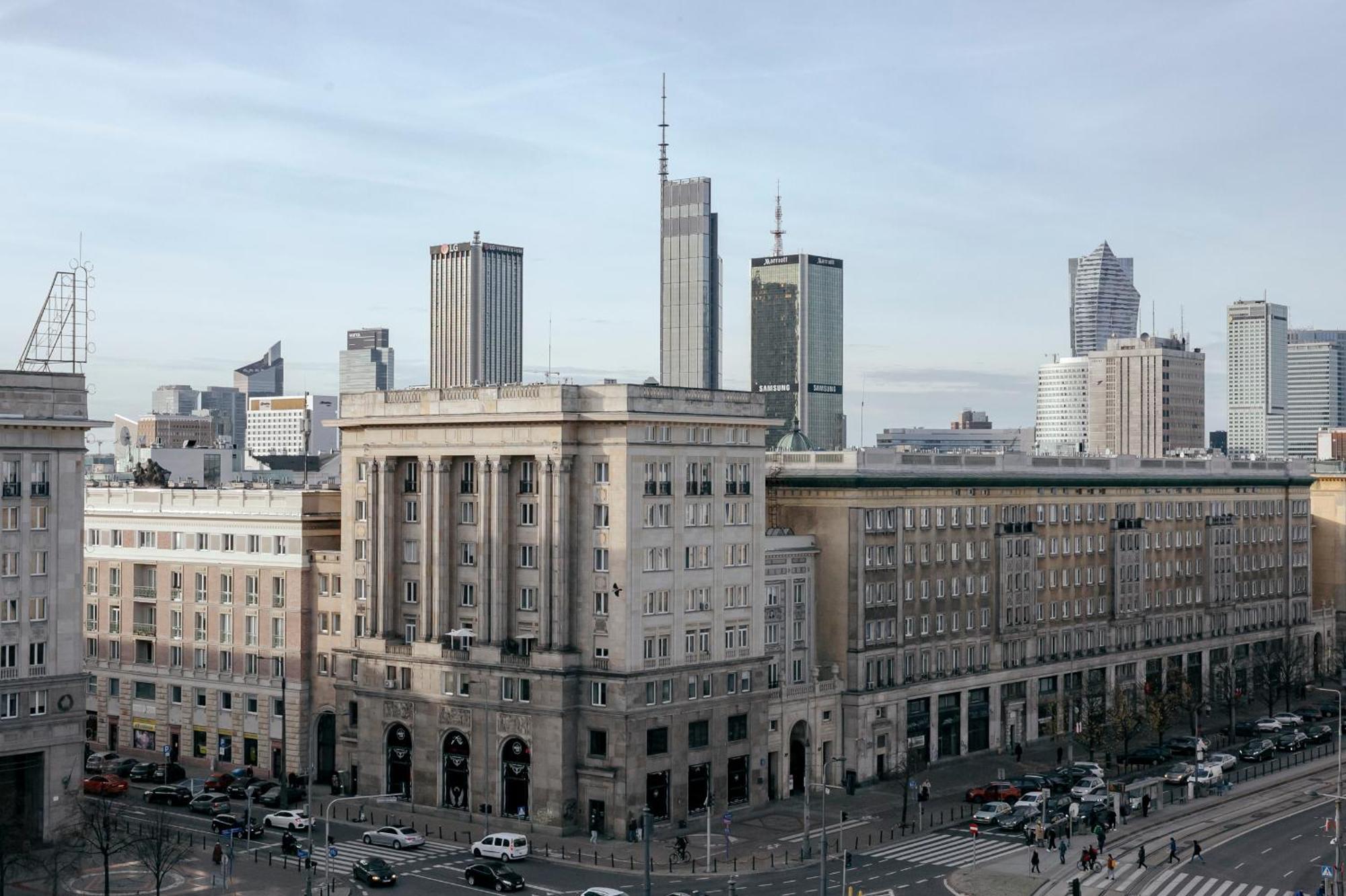 Plac Konstytucji 6 Orange - Apartament Dla 4 Osob - Bezplatny Parking - Free Parking - Piekny Widok Na Panorame Warszawy 바르샤바 외부 사진